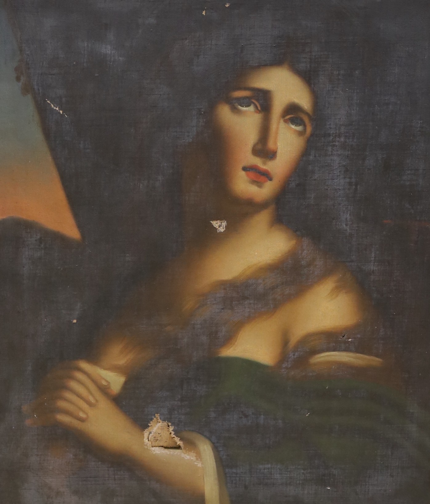 19th century Italian School, oil on canvas, The Penitent Magdalene, 60 x 50cm (a.f.)
